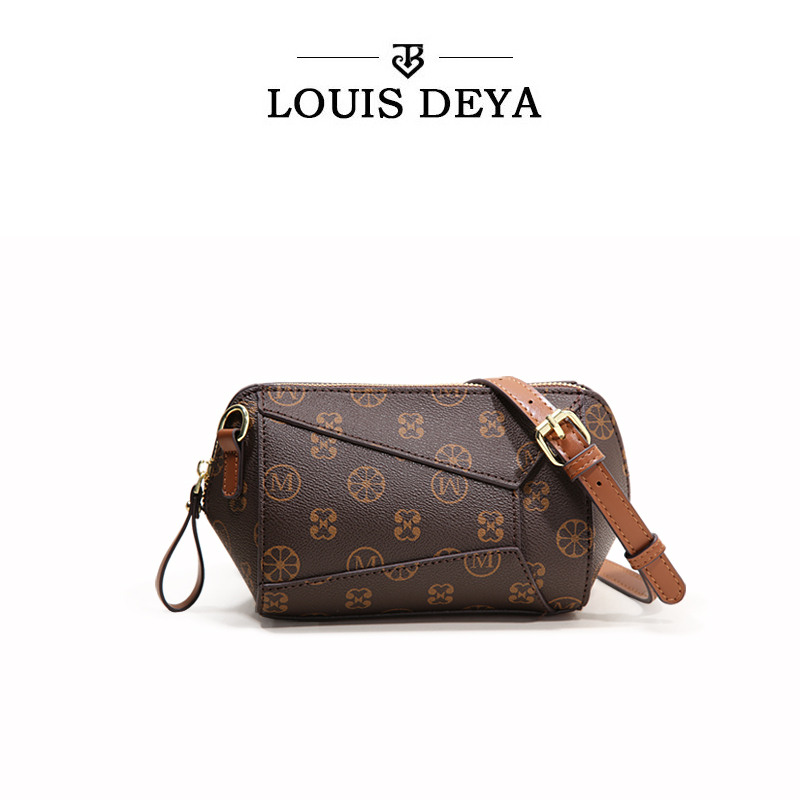 (What You See Is What You Get) Louis Deya Geometric Bag, High-End Small Bag, Fashionable Light Luxury Shoulder Crossbody Bag