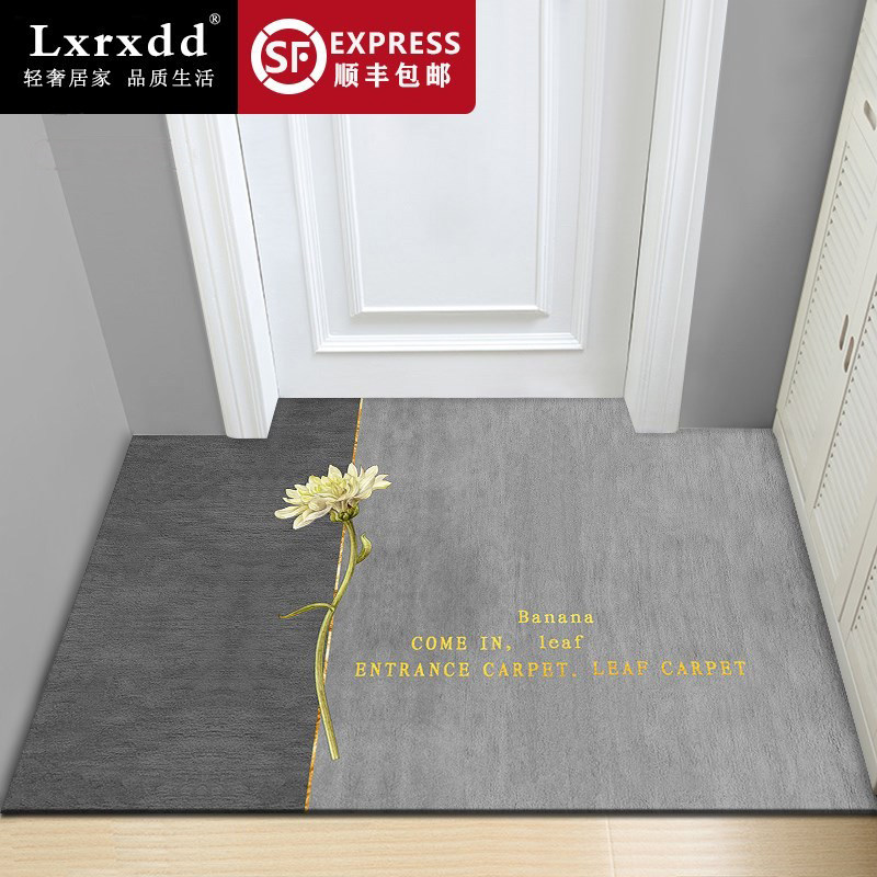 Floor mats entry door mats wash-free home entrance porch living room carpet non-slip bathroom mats can be cut