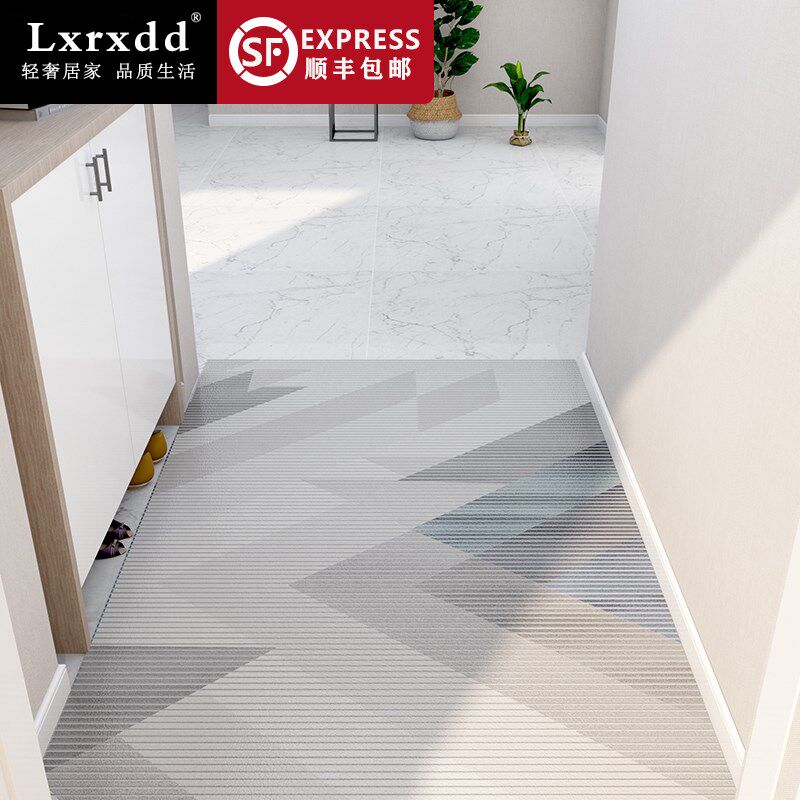 Entry door floor mat can be wiped without washing into the door pvc entrance door entrance hall aisle foot mat door mat can be cut