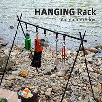 Xinjiang Outdoor Camping Racks Folding Portable Triangle Bracket Camping Hanging Pole Self-Driving Tours