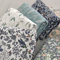 Xinjiang pure cotton crushed flower bed linen quilt cover 100% whole cotton twill with soft fresh field Garden Wind Single Bed Goods single