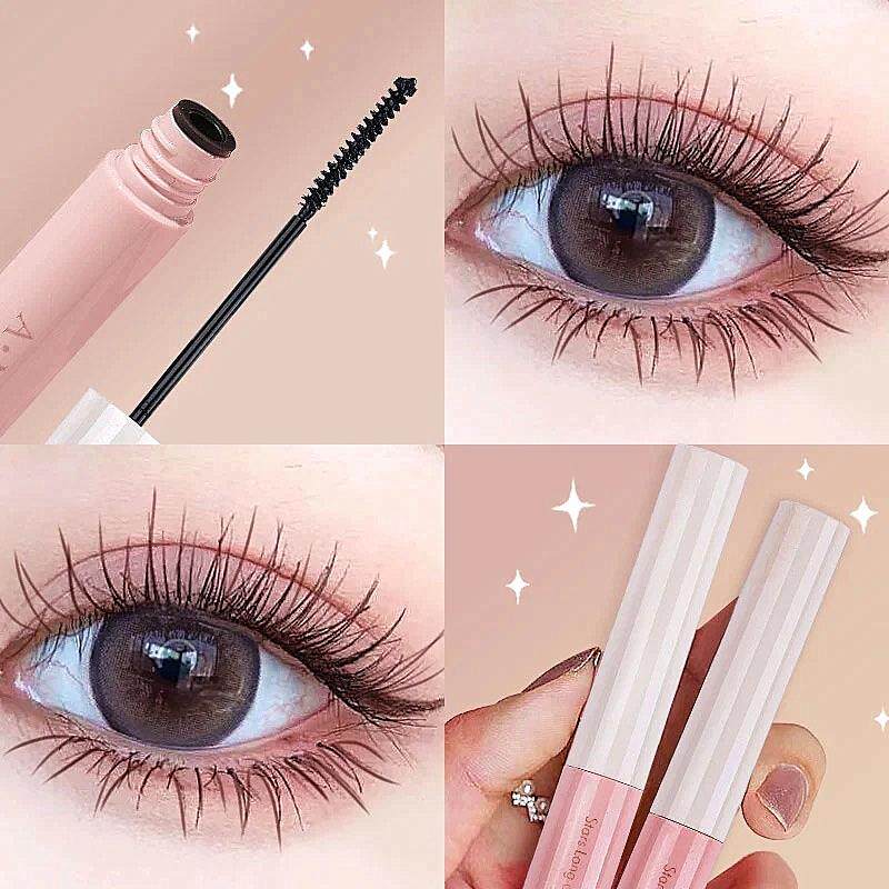 Tmall u first try mascara fiber long curling long brush head is extremely fine without dizziness without making up brown u try first