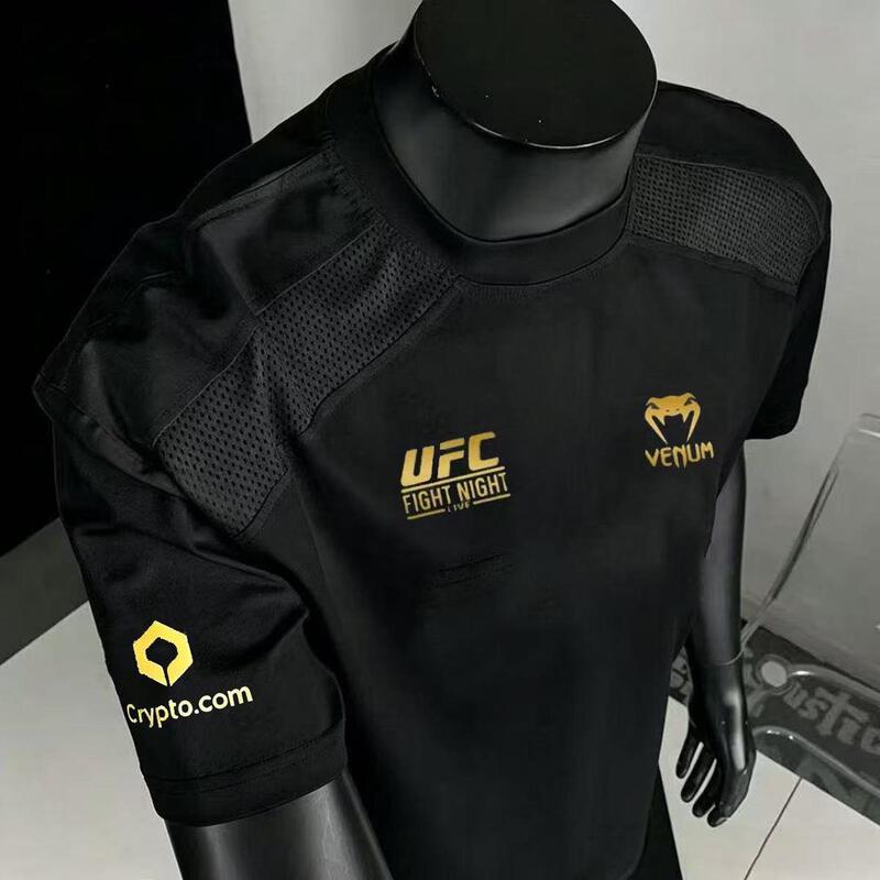 Ufc Venom Quick-Drying Short-Sleeved Men's Summer Loose Breathable Sports T-Shirt Fitness Clothing Fighting Boxing Training Clothing Ufc Venom Quick-Drying Short-Sleeved Men's Summer Loose Breathable Sports T-Shirt Fitness Clothing Fighting Boxing Training Clothing