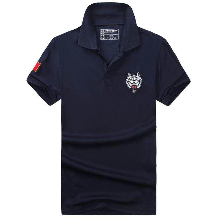 3502 turtlenecks Tibetan short sleeves polo jacket breathable male summer T-shirt sweatshirt sports fitness speed dry T-shirt