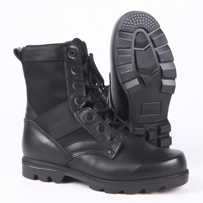 Genuine old-fashioned combat boots black leather double density male and female models of anti-slip waterproof outdoor climbing boots