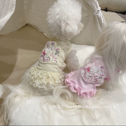 K2Z Studio Spot Оригинальный клейкий милый сливочный кремовый кролик комфорт для домашних животных домога