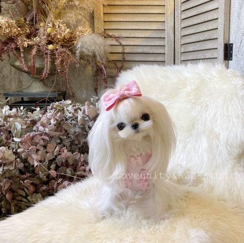 K2Z Studio Spot Оригинальный клейкий милый сливочный кремовый кролик комфорт для домашних животных домога