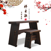 Guqin table and stool professional detachable portable Zen simple calligraphy table Chinese antique solid wood resonance box piano table