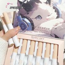 Six pack of matte velvet matte lip mud whitening non-fading lip glaze daily lipstick non-fading non-stick cup for students