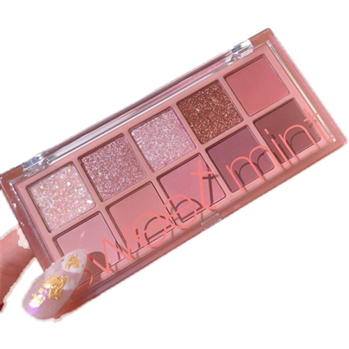 Розовая тени для век, розовые блестки для ногтей с розой в составе, новая коллекция