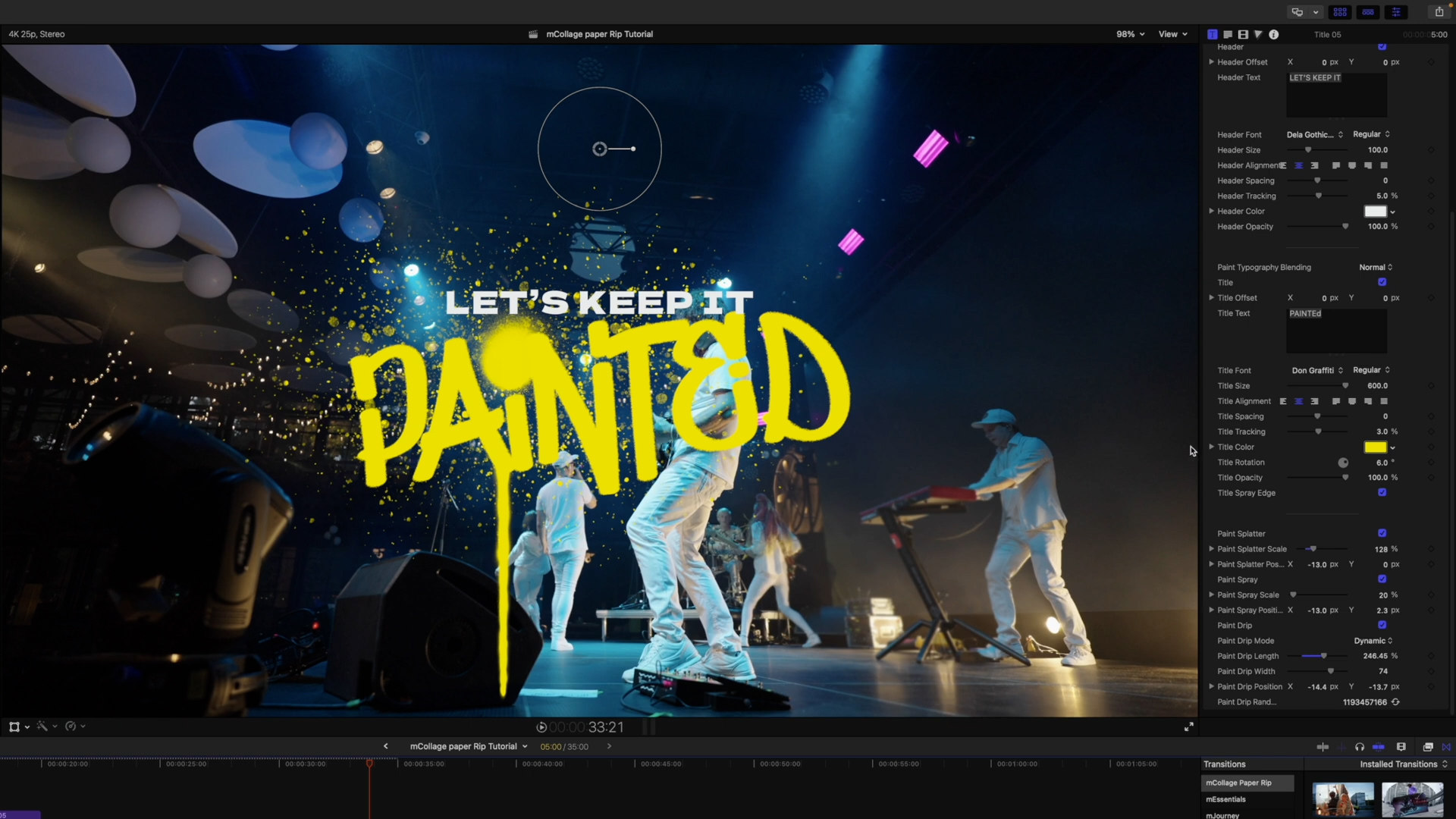 MotionVFX - mCollage Paper Rip 83种潮流前卫时尚美学趣味撕纸塑料纹理涂鸦笔画拼贴元素/标题文本动画/贴纸动画/宝丽来照片视频叠加效果转场过渡FCPX插件