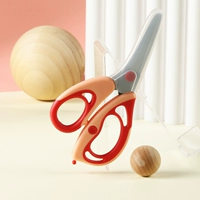 Красные портативные пищевые ножницы для выхода на улицу для прикорма