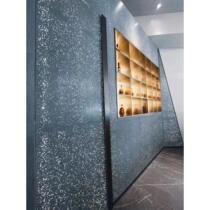 Clear water translucent cement board concrete starry sky bar luminous slate KTV indoor and outdoor wall floor tile customization