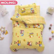 Kindergarten quilt three-piece children nap baby cotton quilt cover Baby cotton cover quilt newborn small quilt