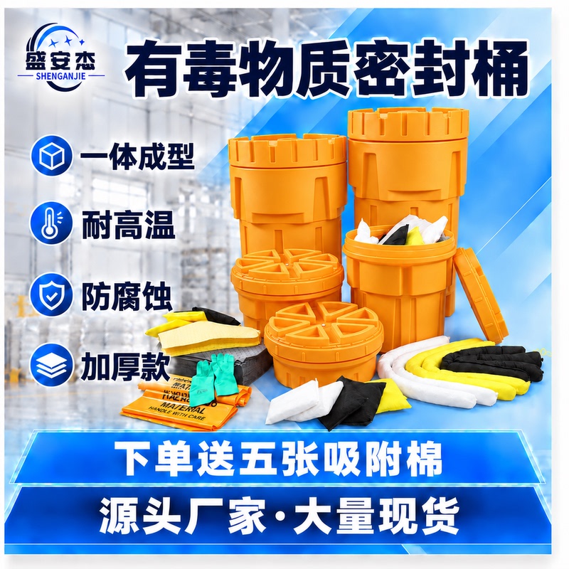【Source Factory】Toxic Substance Sealed Barrels, Leak-Proof Chemical Gallon Barrels, Leak-Proof Oil Drums 【Source Factory】Toxic Substance Sealed Barrels, Leak-Proof Chemical Gallon Barrels, Leak-Proof Oil Drums