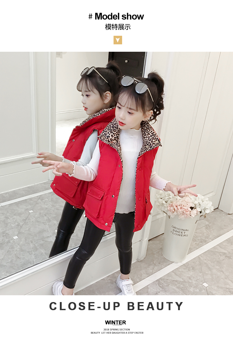 Áo len nữ mùa thu đông 2018 mới áo gile lông mẹ và bé