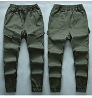 2205 военные зеленые эластичные штаны, подкрепление промежности