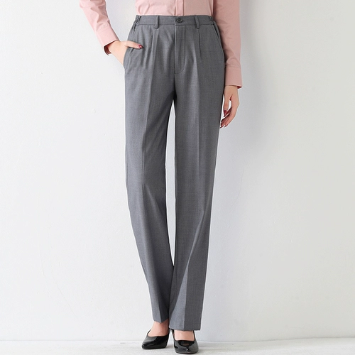 Рабочие штаны, приталенный пиджак классического кроя, высокая талия, свободный прямой крой