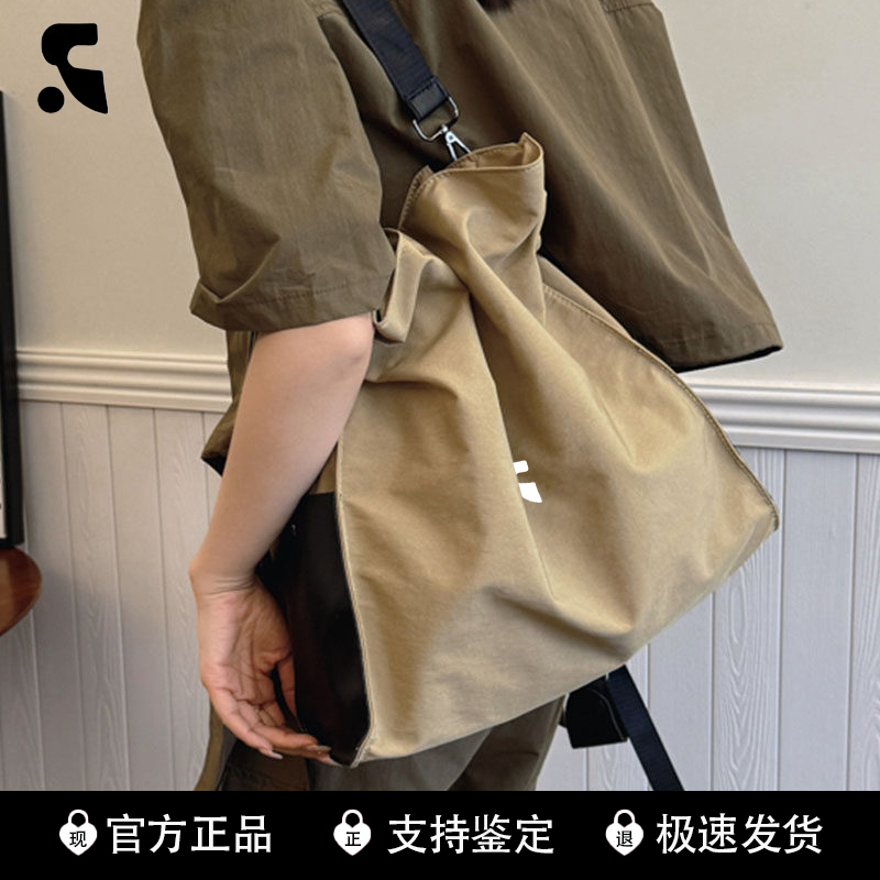 Authentic Korean Rr&Rest Nylon Tote Bag for Women 2026 Drawstring Large Capacity Backpack Versatile Shoulder Bag Authentic Korean Rr&Rest Nylon Tote Bag for Women 2026 Drawstring Large Capacity Backpack Versatile Shoulder Bag
