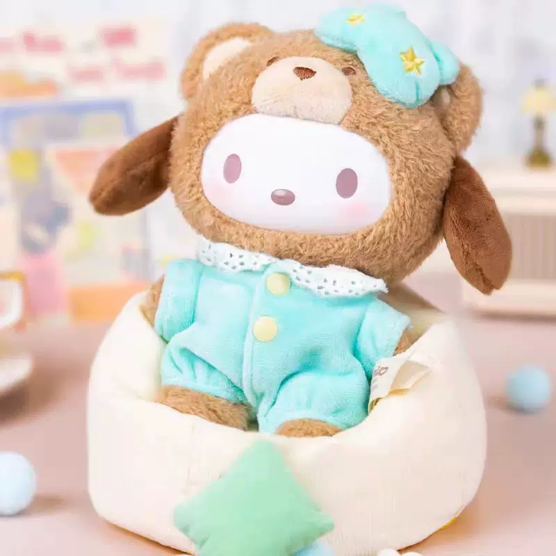 Оригинальная плюшевая игрушка TOPTOY Sanrio Glamor Tie Tie Baby серия Blind Blind Play подарок плюшевый