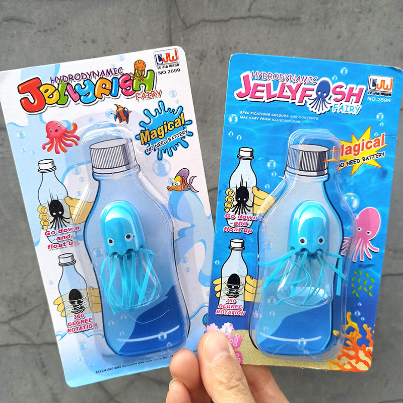 Magical jellyfish elves floating and sinking children's little Newton fun science experiment toys kindergarten small gift