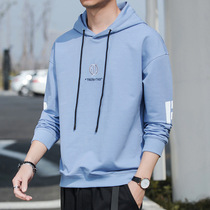 Fall Without Casual Sweater Han Edition New Hand Hang Hang Hang Link Blue Sweater Student Shirt