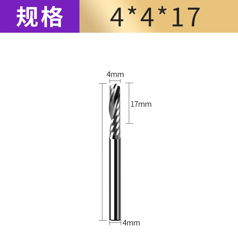 Máy cắt mẫu quần áo xẻ rãnh một cạnh phay khoan đặc Jingwei Aike Oko Runjin Máy cắt mẫu PVC dao phay cán dao tiện cnc dao máy tiện Dao CNC