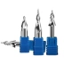 dao cnc Kim Cương Rắn Mini Nhân Vật Khắc Dụng Cụ Nhập Khẩu Chất Liệu Dạ Quang Nhân Vật Máy Tính Khắc Công Cụ Xoắn Ốc Côn Dao Phay Tùy Chỉnh dao khắc gỗ cnc máy mài dao cnc Dao CNC