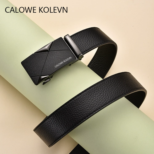 Calowe Kolevn кожа мужской ремень Автоматическая пряжка 2024 Новый ремень высокий бренд подарки бренда подарок роскошные товары