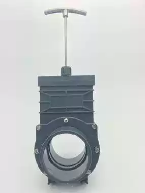 Pull plate valve ventilation groove manual square equipment pvc ventilation handle water gate pvc sewage valve RV