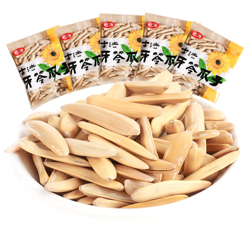 Ancient French toothpicks melon seeds five scented matt ivory fine long grain bagged independent small package Xinjiang sunflower seed tip