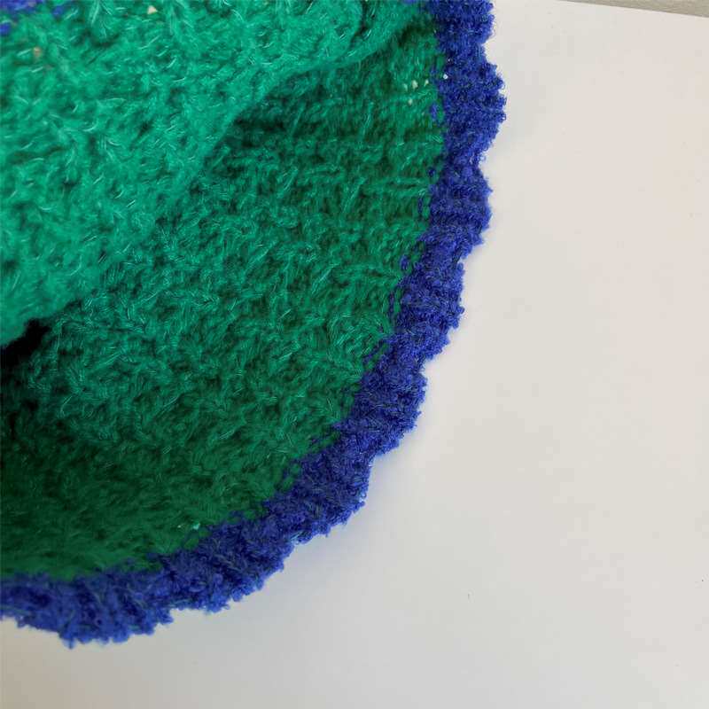 Сплайсированная цветная шляпа шляпа Детская осень и зима 