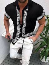 Summer Loose Floral Casual Short Sleeve Cardigan Shirt
