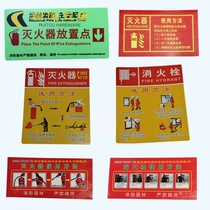 Fire Extinguishers Fire Hydrants Use Method Notes Stickers Warning Signs Signs Cue Cards Stickers