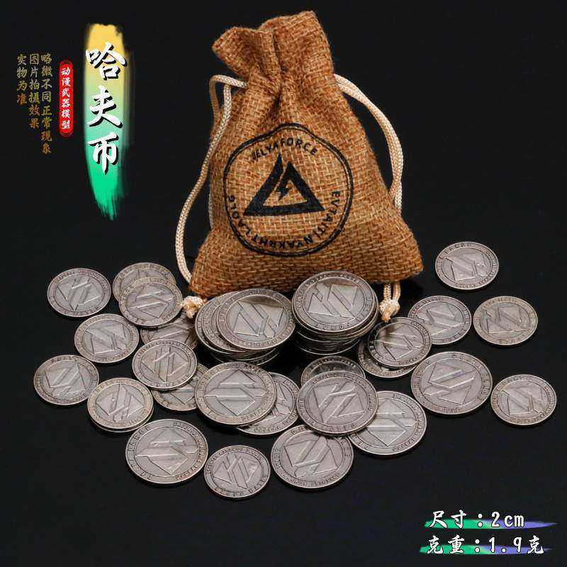 Triangle Delta Action Peripheral Metal Coin Game Prop Havoc Coin Physical Collectible Gold Coin Ornament Set
