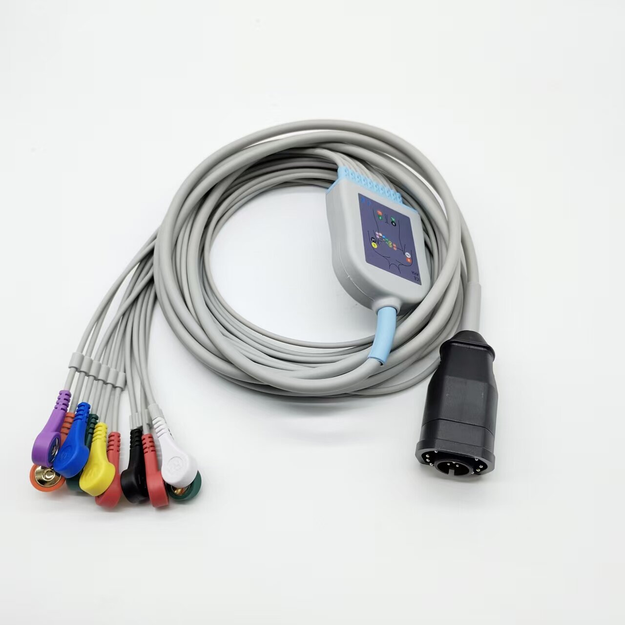 适用卓尔Zoll M/E心电图机10导联心电导联线