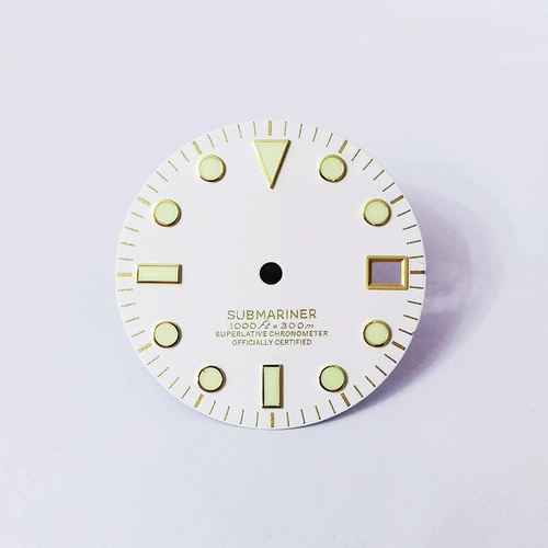 Смотреть модификационный циферблат ресторан Refracting Noodles Sub Submarine Blue Green Can Small MM NH35/36/4R36
