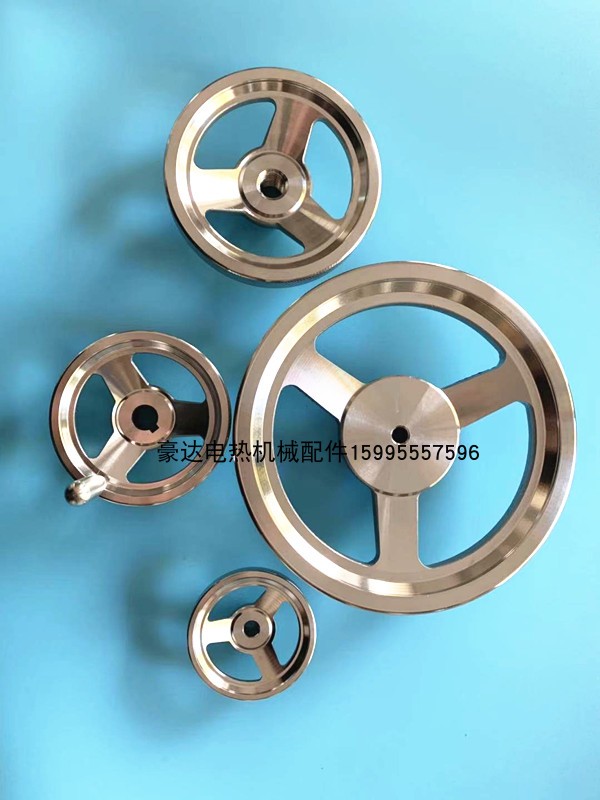 Industry 304 stainless steel handwheel 304 handwheel rollaway hand wheel mechanical rocking hand machine tool rocking hand handle