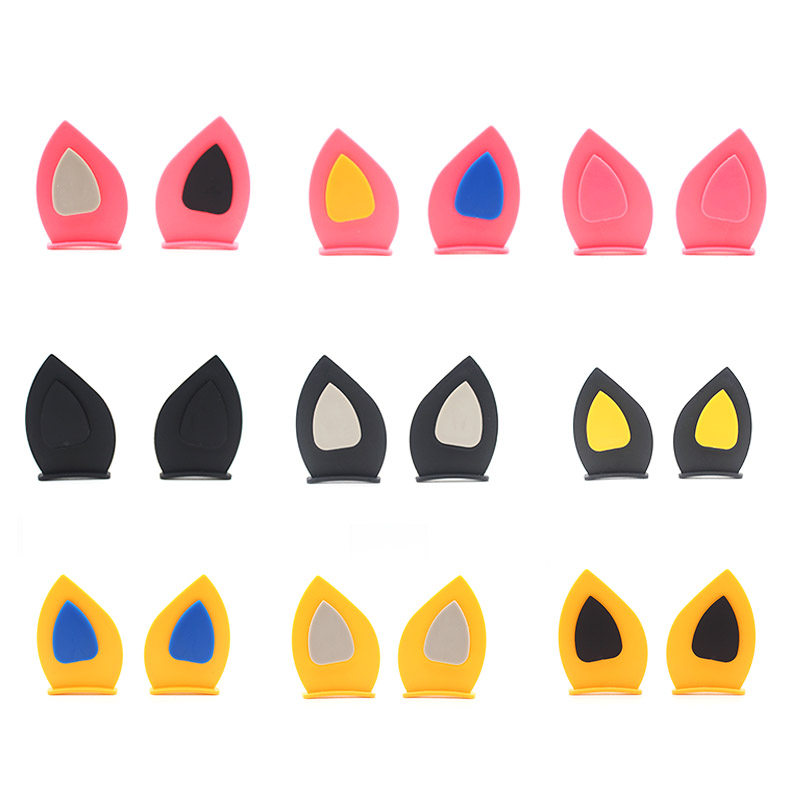 Electric car helmet decoration cute personality creative decoration electric car rabbit ears horn cat ears car stickers