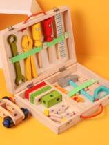 Hands-on ability training toy three year old baby exercise kids 1 year old screw screw kids repair toolbox large