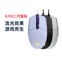 (Official Flagship) Rotech G102 Second-generation RGB Dazzling Wire Game Mouse Eat Chicken Macro Electric Race LOL Programming