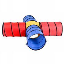 Sunlight Tunnel Sensory Training Equipment Color Vaulted Drill Crawl Cylinder Six Towards Tunnel Bend Four Color Straight Road Drill Cylinder