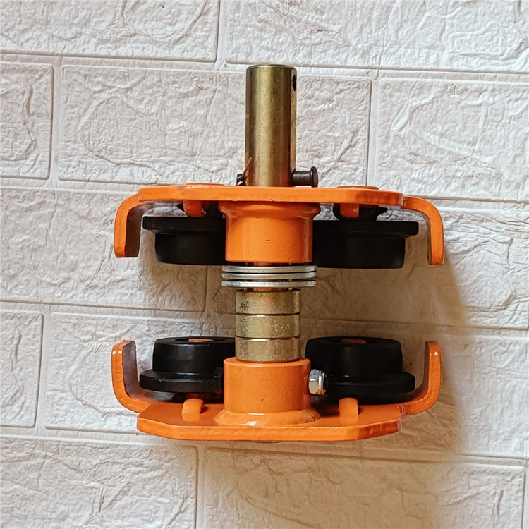 Chain electric crane special manual small sports car 1 ton ghost head monorail trolley 0 5 tons 2 tons 3 tons