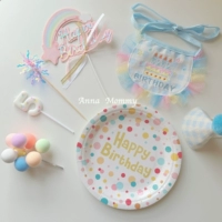 Костюм на день рождения – синий в клетку