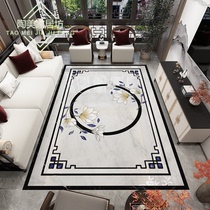 Toilet over to living room parquet art floor brick custom throwing crystal brick 800x800 anti-slip styling brick European style