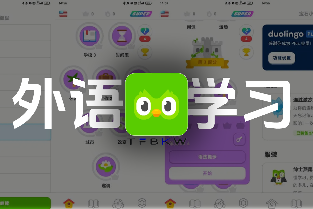 多邻国 v6.15.1 Duolingo语言 - 免费学习外语，解锁付费版 - 腾飞博客