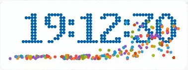 子比主题 – 动态时钟小工具