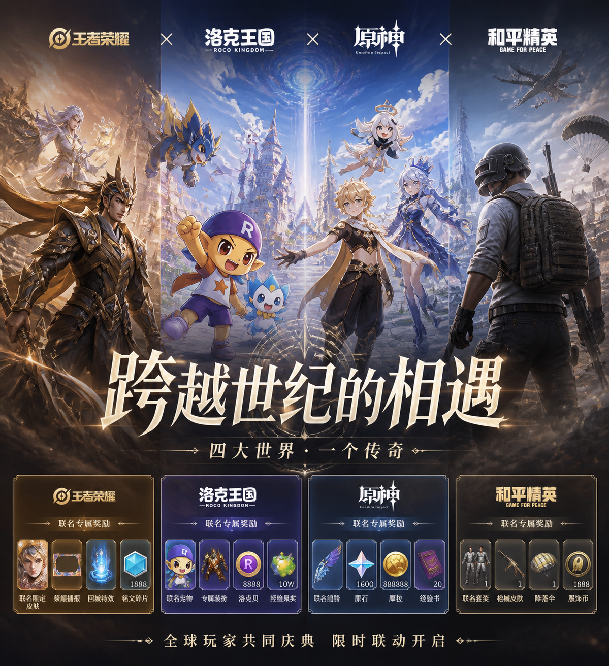 游戏联名海报