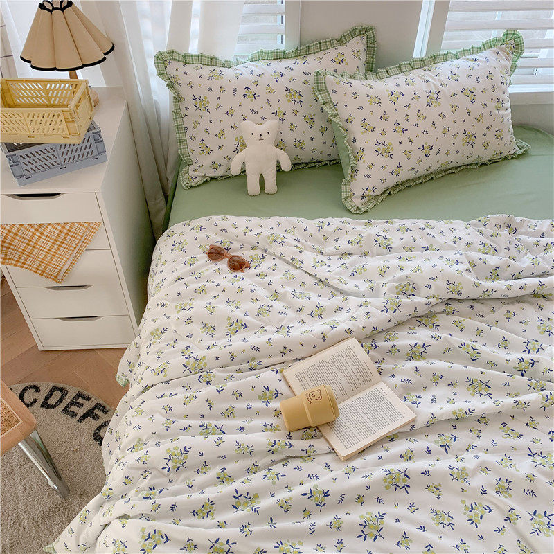 Pure cotton air conditioning by summer four sets of thin, small fresh summer by summer cool quilt core full cotton machine washable by summer