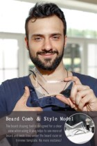 Beard styling mold beard repair template beard Styler men care comb sideburns silhouette tool